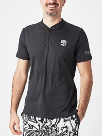 Hydrogen Men's Tech Serafino Henley Top - Black
