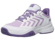 KSwiss Ultrashot Team 2 White/Purple Junior Shoes
