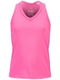 Lucky in Love Girl's Core Cutout V-Neck Tank