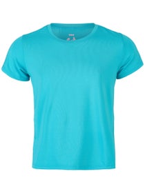 Lucky In Love Girl's Core Boxy Top - Ocean