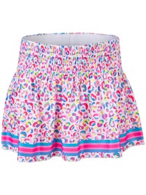 Lucky In Love Girl's Cheetah Drip Smock Skirt