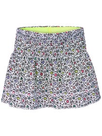 Lucky in Love Girl's Retro Doodles Smocked Skirt