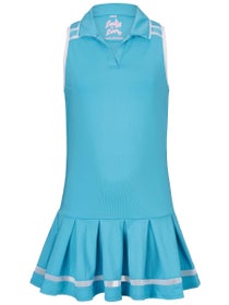 Lucky in Love Girl's It's a Win Dress -Ocean