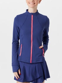 Lucky In Love Women's Berry Buzz High Neck Zip Jacket