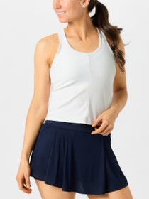 Lucky in Love Women's Core Scoop Neck Rib Tank - White