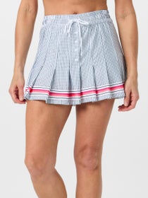 Lucky in Love Women's Glow Set High Waist Stripe Skirt