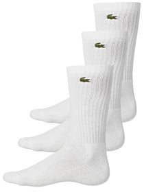 Lacoste Men's Fall 3-Pack Crew Classic Socks