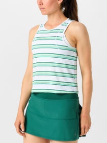 LIJA Women's Match Point Shift Stripe Tank