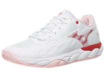 Mizuno Wave Enforce Court Wh/Pinkesque Women's Shoes 
