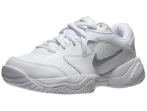 Nike Court Lite 2 White/Silver Junior Shoes