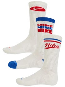 Nike Lifestyle Cushion Crew Sock 3-Pack White