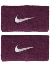 Nike Fall Premier Doublewide Wristbands Bordeaux/Sil