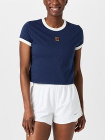 Nike Women's Spring Heritage Racquet Ringer T-Shirt
