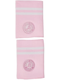 Roland Garros Women's Doublewide Wristbands - Rose