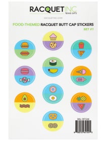 Racquet Inc Tennis Butt Cap Stickers