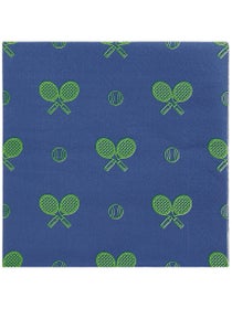 Racquet Inc Tennis Cocktail Napkin 20 Pack - Night Blue