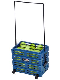 Tourna Ballport 80 Deluxe Ball Hopper Blue w/Wheels