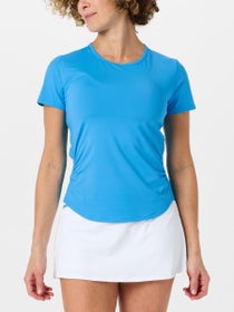 Sofibella Women's Electric Blue Icon Short Sleeve Top