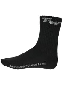 TW Performance Junior Crew Socks Black