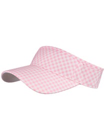 VimHue Women's Visor - Pink Gingham
