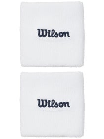 Wilson Core Logo Singlewide Wristband - White