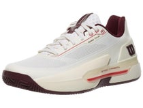 Wilson Rush Tour 5 White/Port/Vanilla Men's Shoes