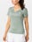 adidas Women's Spring V-Neck Top Sage L