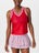 Bubble Women's Claire Tank Red/Wh XL