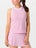 Lucky in Love Women's Weave Paris Tank Pink XL