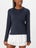 Lucky in Love Wmn L-UV High Low Breezy LS Navy XS
