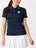 Lacoste Wms Heritage Technical Polo Navy 40 (8)