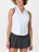 Sofibella Wms Berry Fusion Sleeveless Polo White XL