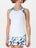 Sofibella Women's Electric Blue Tank White XL