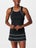 Sofibella Wms Mystic Sunrise Scallop Tank Black S