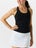Sofibella Women's UV Racerback Tank Black L
