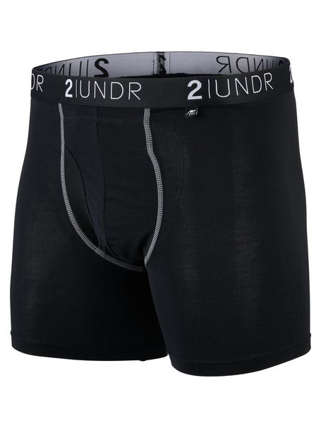 2UNDR Mens Swing Shift 6 Boxer Brief 3-Pack - Black
