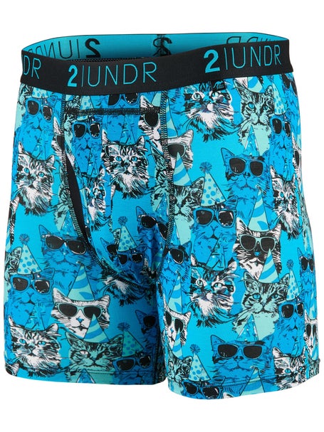 2UNDR Mens Swing Shift 6 Boxer Brief - Kitty Corner
