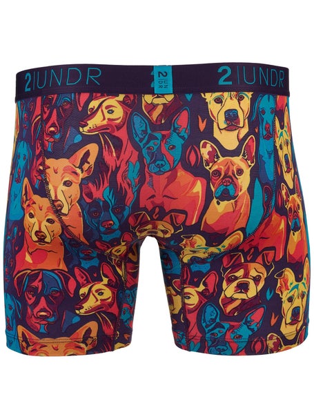 2UNDR Mens Swing Shift 6 Boxer Brief-Mans Best Friend