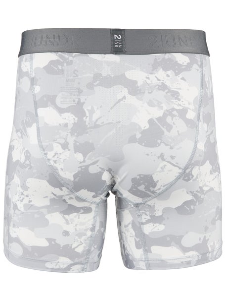 2UNDR Mens Sport Shift 6 Boxer Brief - Whiteout