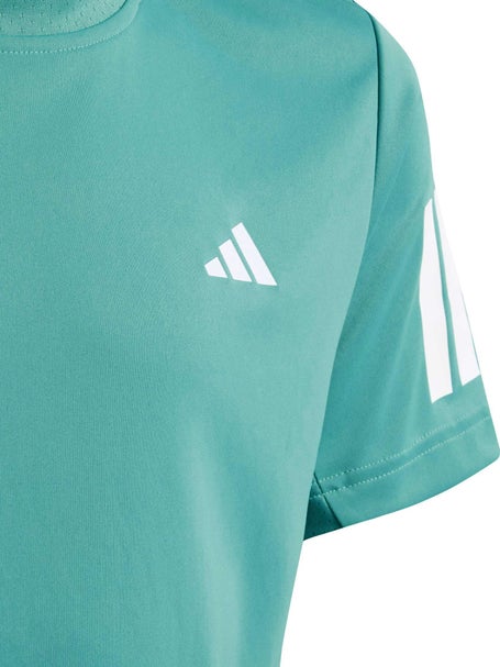 adidas Boys Fall Club 3 Stripe Top