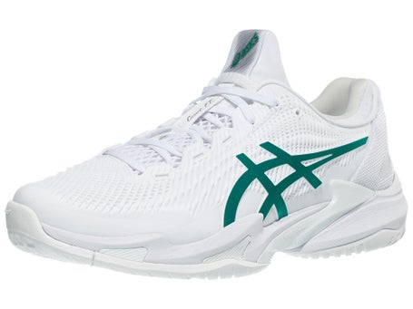 Asics Court FF 3 Wh/Pitch Green Mens Shoes