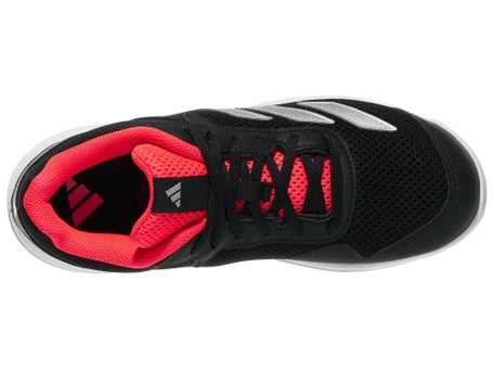 adidas Courtflash K Black/White/Red Junior Shoes