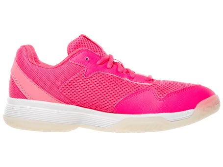 adidas Courtflash K Pink/Silver/White Junior Shoes