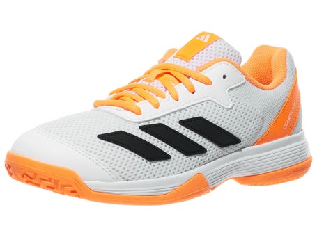 adidas Courtflash K Wh/Orange/Black Junior Shoes