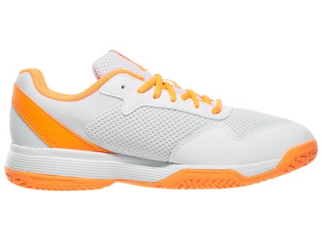 adidas Courtflash K Wh/Orange/Black Junior Shoes