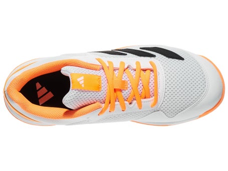 adidas Courtflash K Wh/Orange/Black Junior Shoes