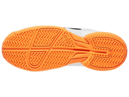 adidas Courtflash K Wh/Orange/Black Junior Shoes