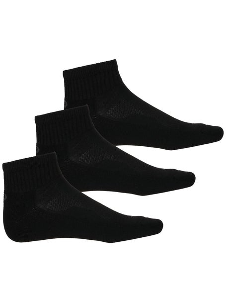 Asics Cushion Quarter Sock 3-Pack Black