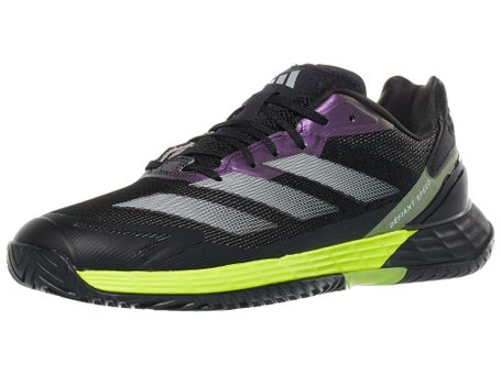 adidas Defiant Speed 2 Black/Lucid Lemon Mens Shoes