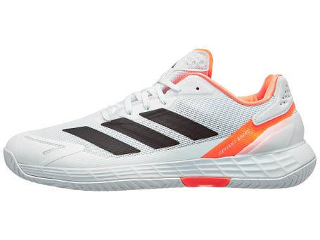 adidas Defiant Speed 2 White/Black/Orange Mens Shoes